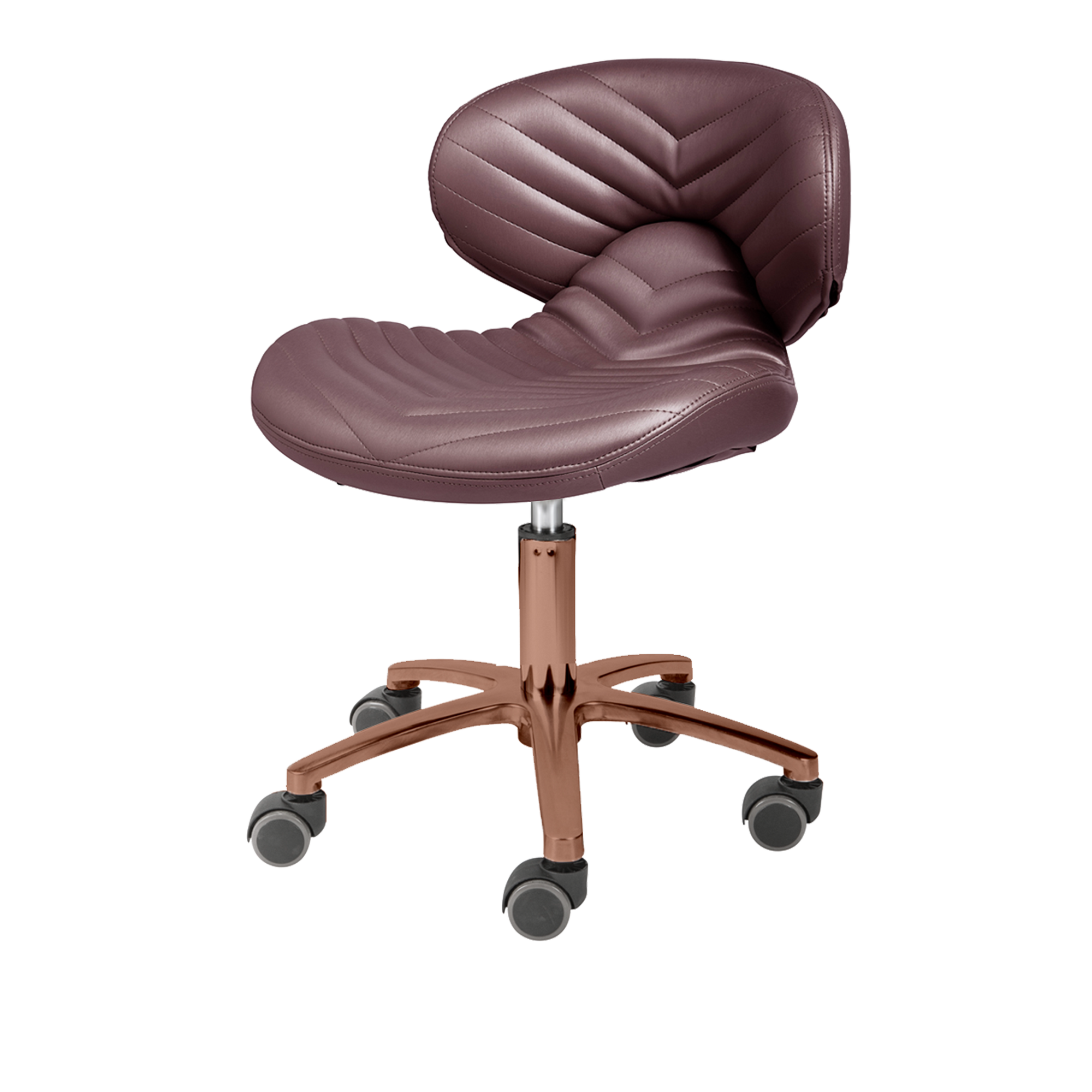Lexi Pro - Chevron Gold Edition Pedicure Stool 1010L