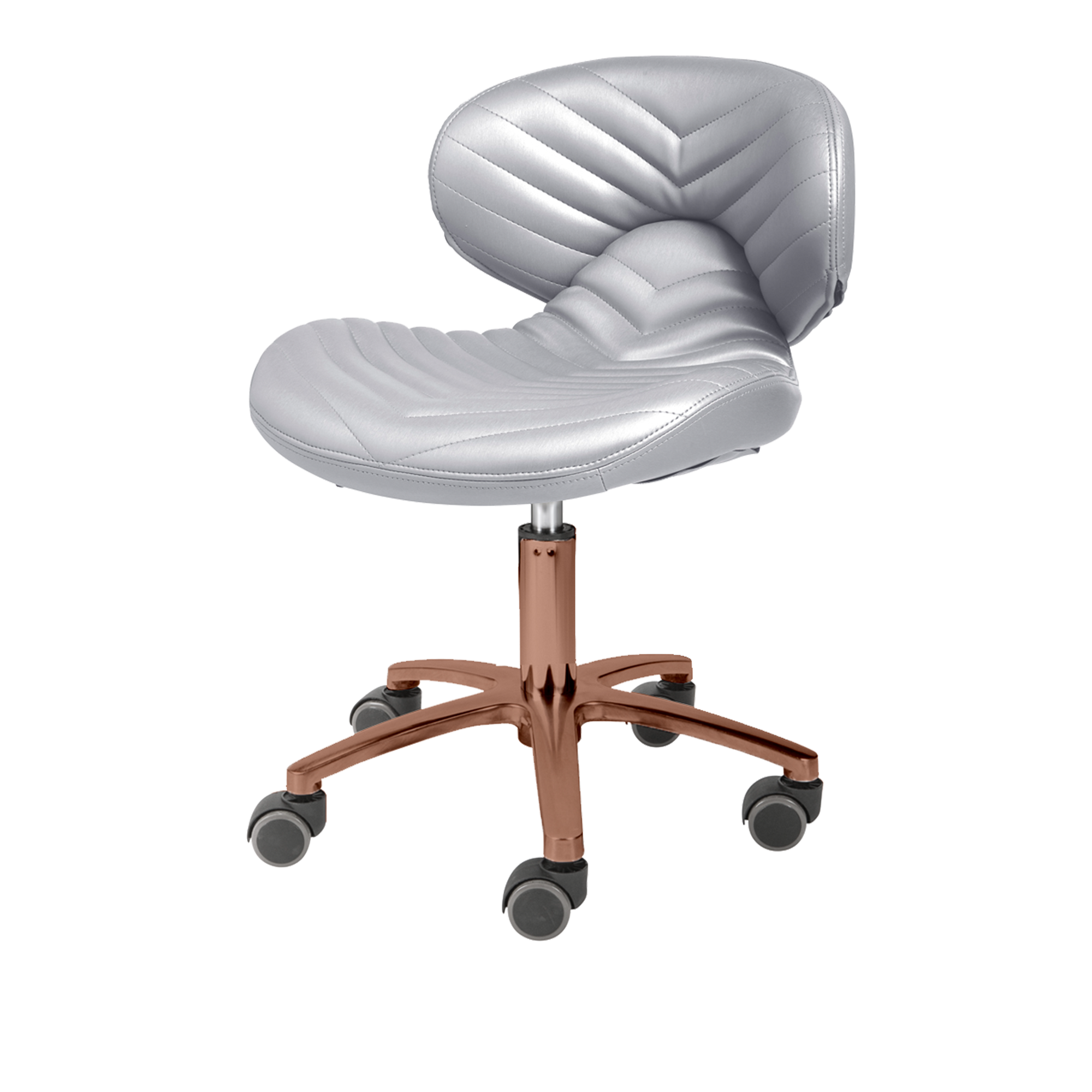 Lexi Pro - Chevron Gold Edition Pedicure Stool 1010L