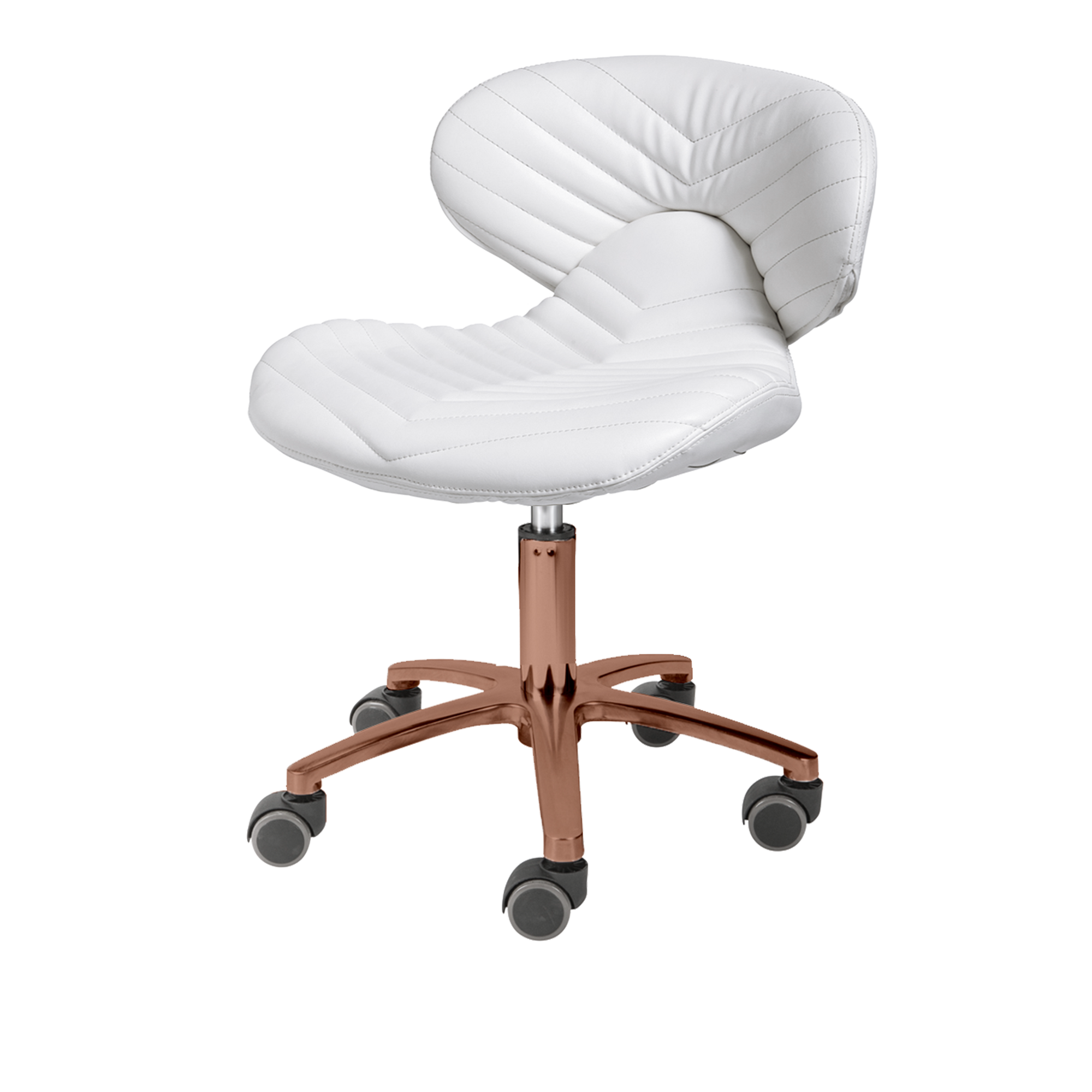Lexi Pro - Chevron Gold Edition Pedicure Stool 1010L