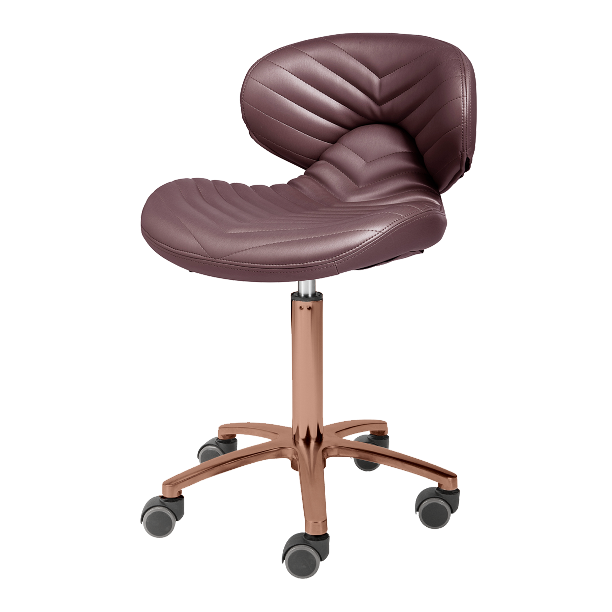 Lexi Pro - Chevron Gold Edition Manicure Stool 1010H
