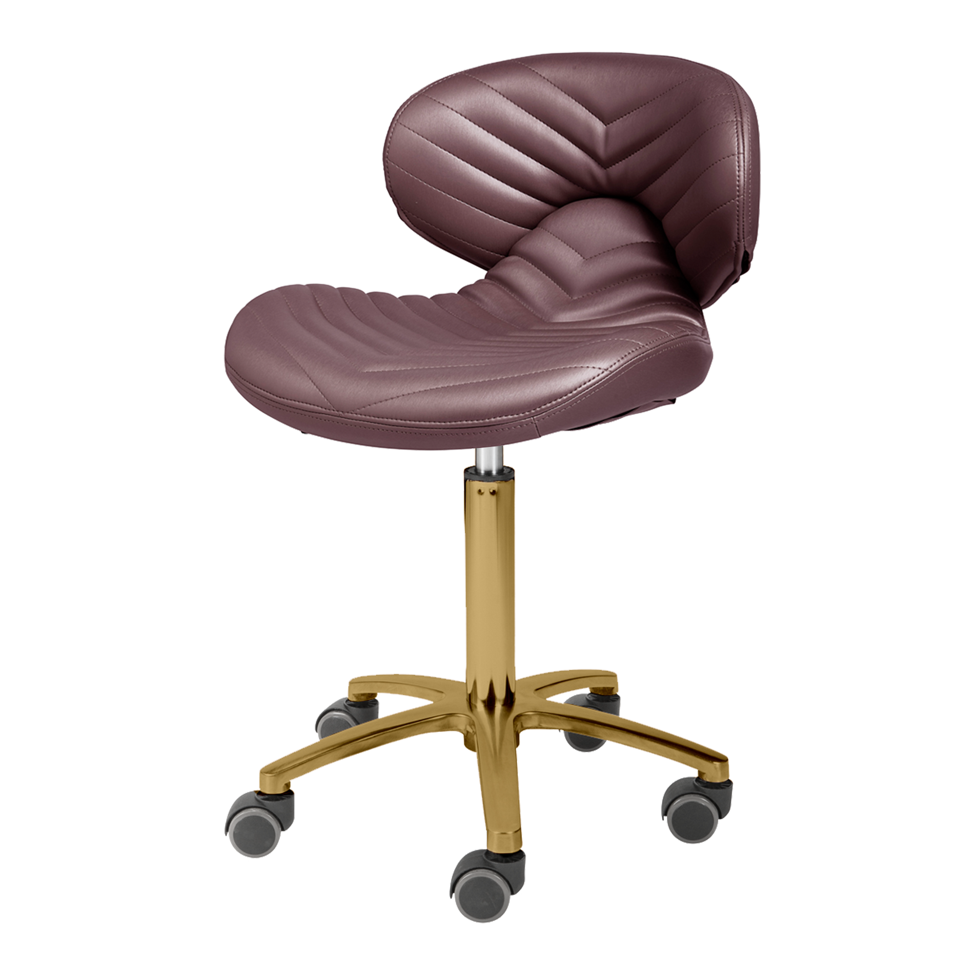 Lexi Pro - Chevron Gold Edition Manicure Stool 1010H