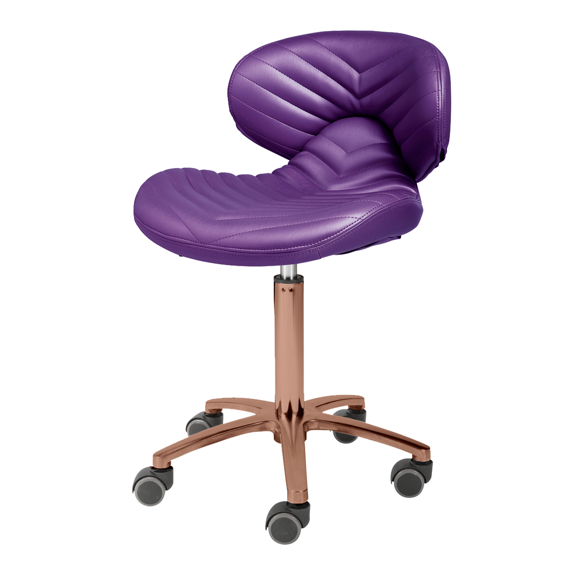 Lexi Pro - Chevron Gold Edition Manicure Stool 1010H