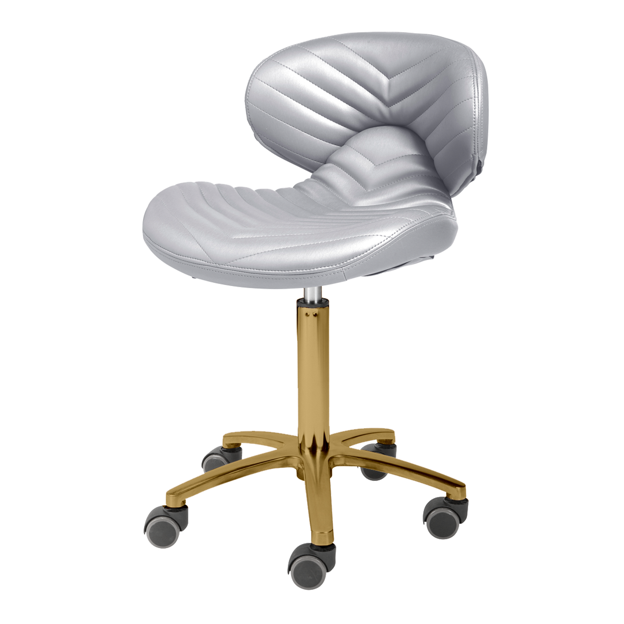 Lexi Pro - Chevron Gold Edition Manicure Stool 1010H