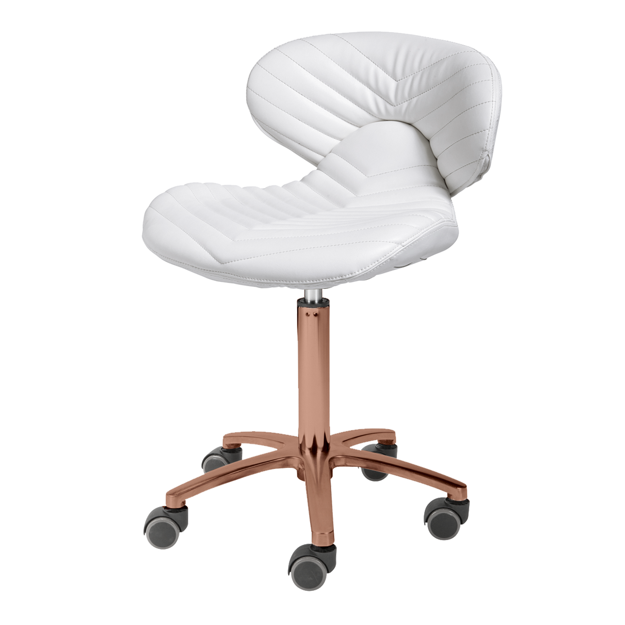 Lexi Pro - Chevron Gold Edition Manicure Stool 1010H