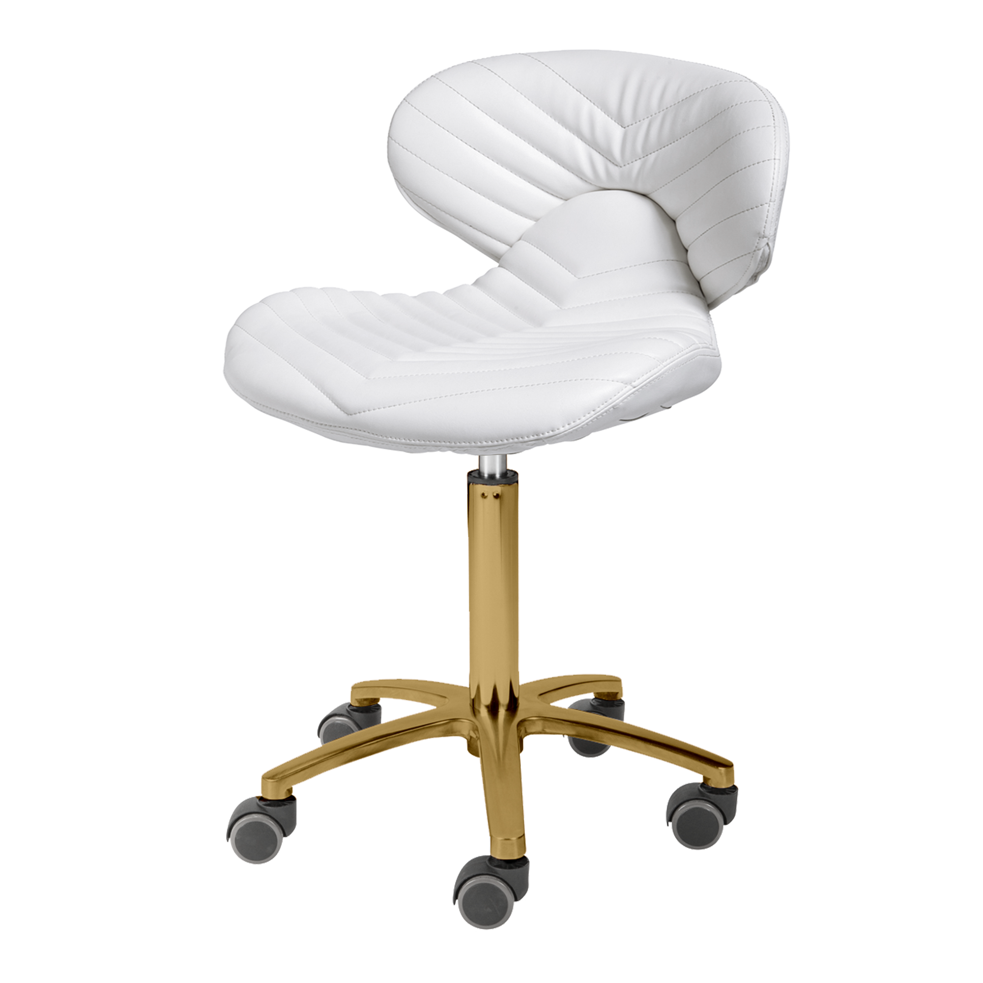 Lexi Pro - Chevron Gold Edition Manicure Stool 1010H