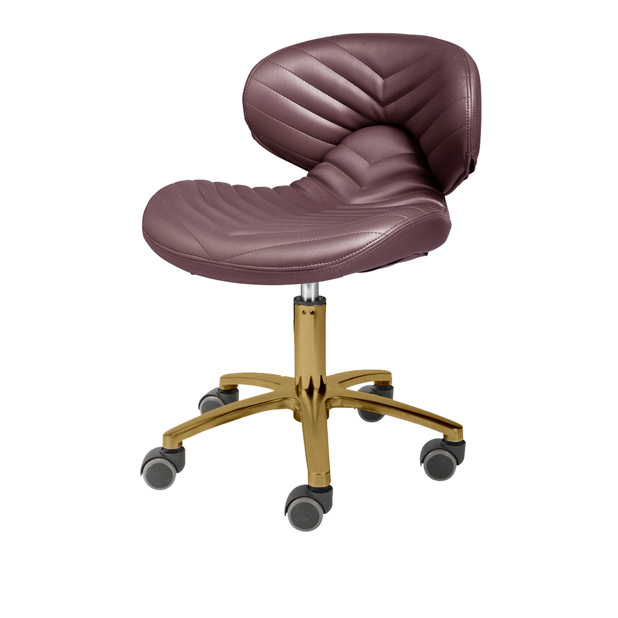 Lexi Pro - Chevron Gold Edition Pedicure Stool 1010L