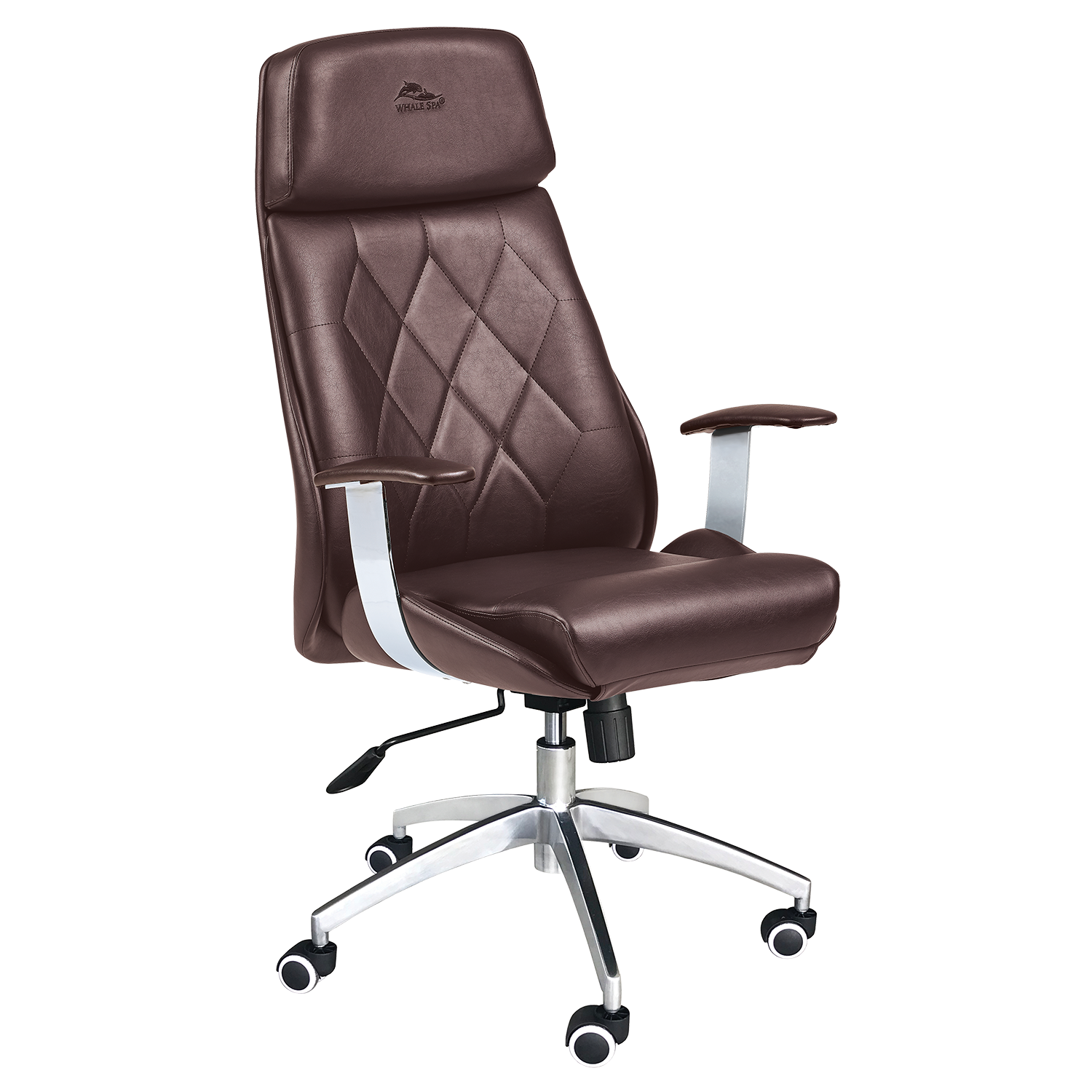 Whale Spa Chocolate Customer Chair Diamond 3309 Nail Salon Manicure Chair for Clients | Salon and Spa Furniture
