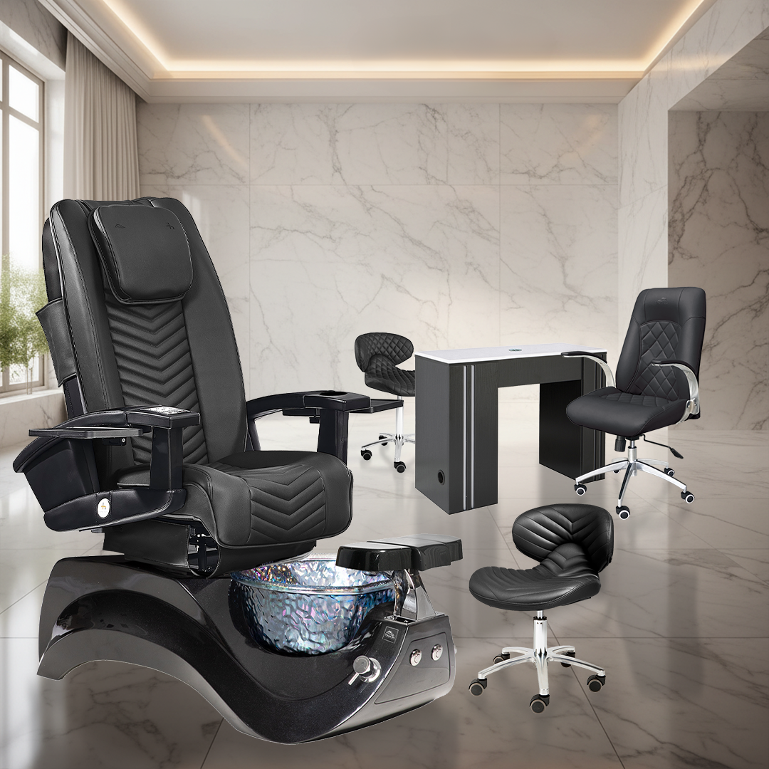 Alden Crystal Human Touch™ Pedicure Chair WS75i Package