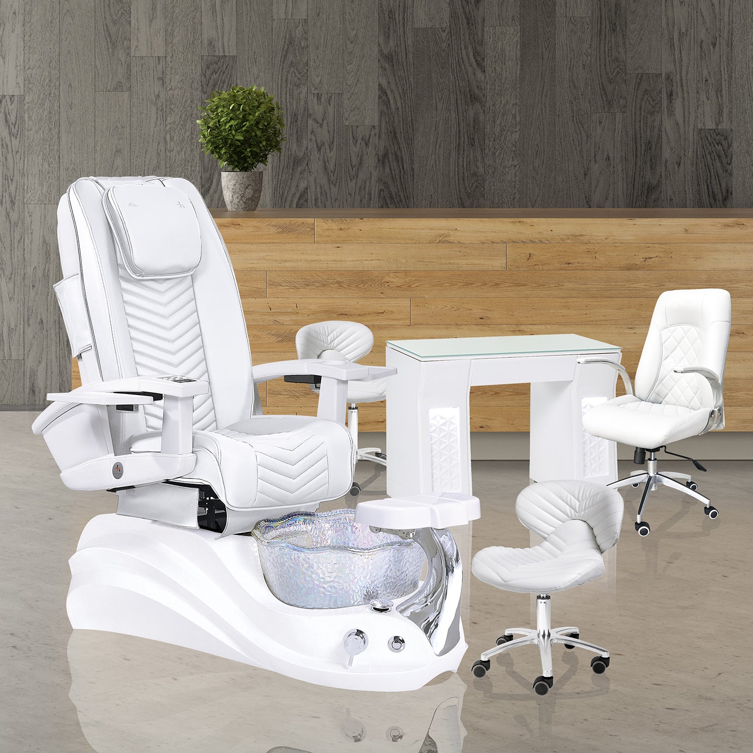 Crane II with Human Touch™ FlexGlide® Pedicure Chair Package