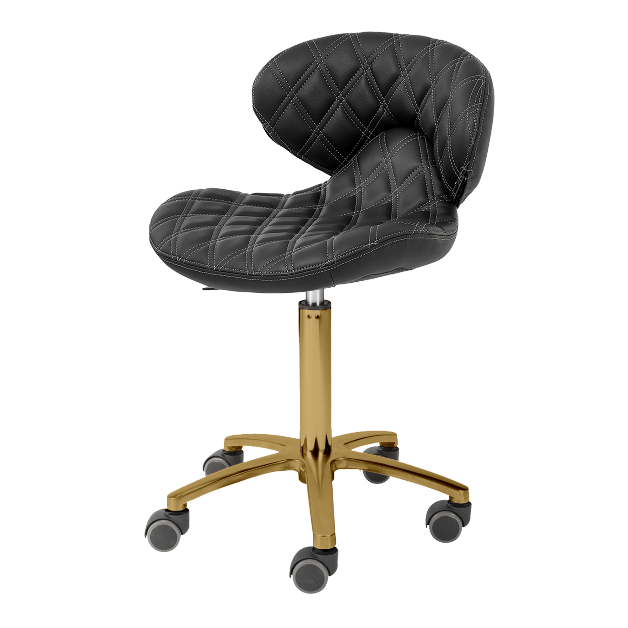 Lexi Pro - Double Diamond Gold Edition Manicure Stool 1009H