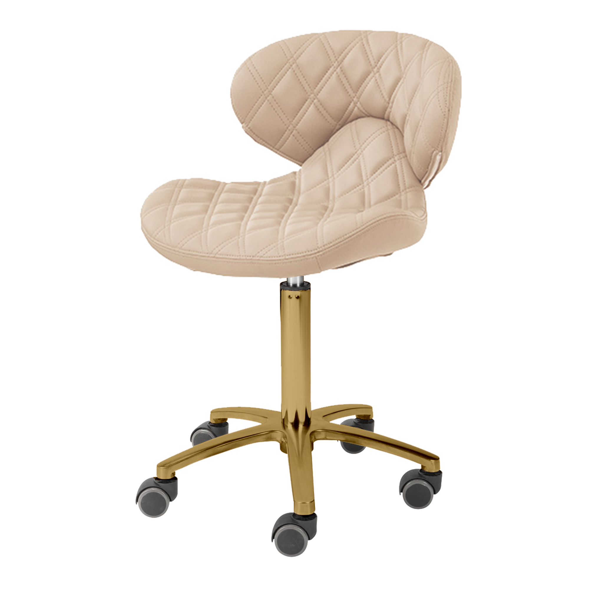 Lexi Pro - Double Diamond Gold Edition Manicure Stool 1009H