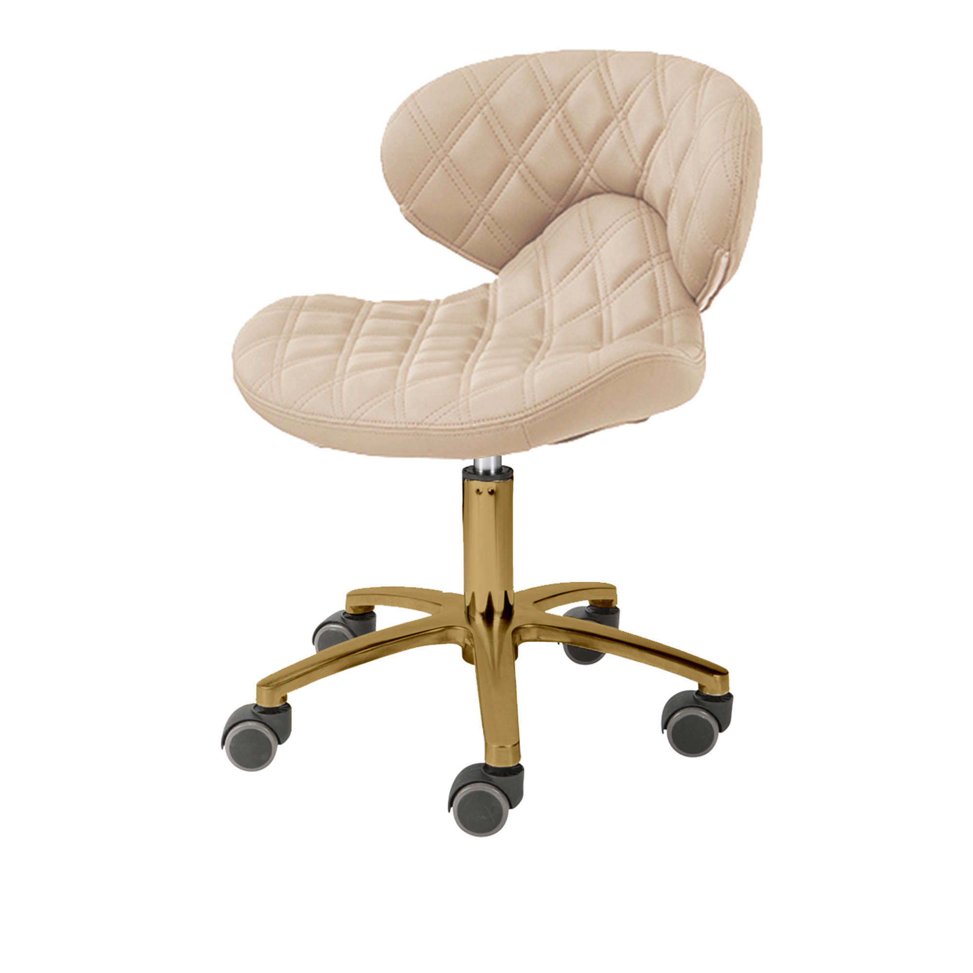 Lexi Pro - Double Diamond Gold Edition Pedicure Stool 1009L