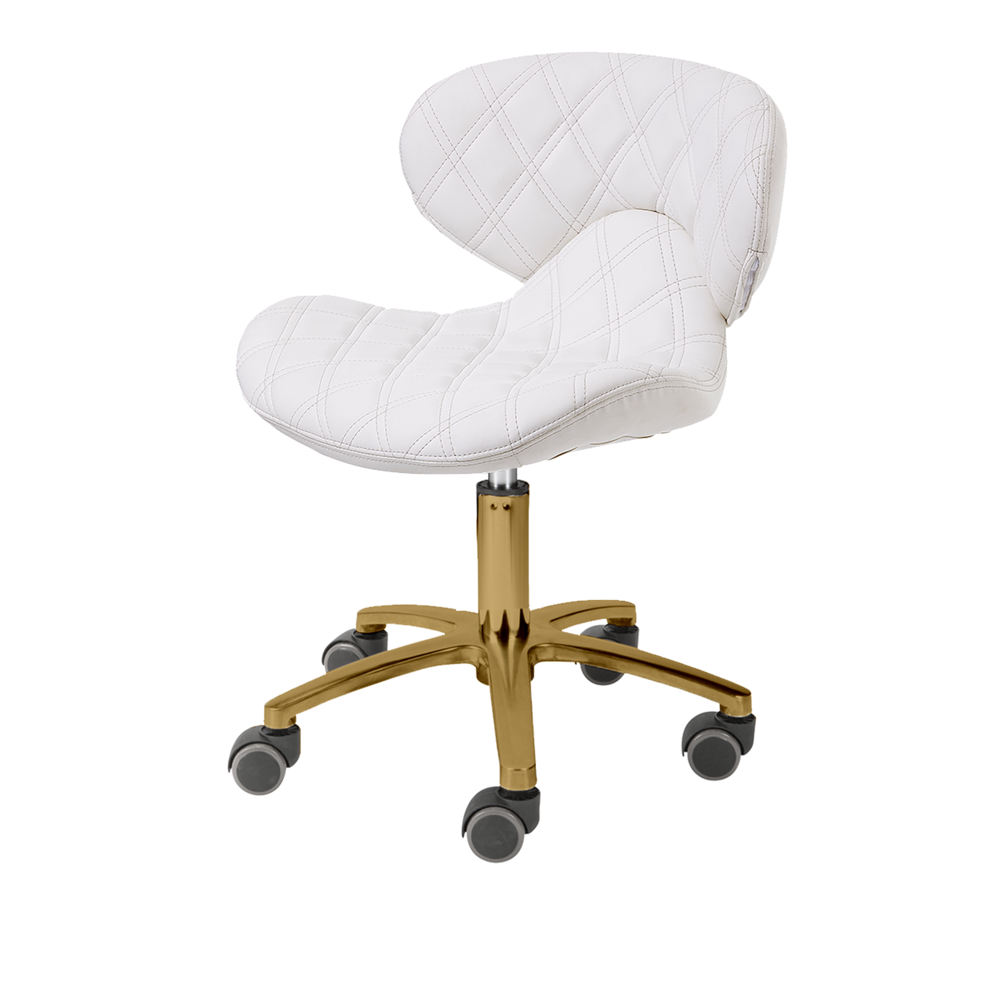 Lexi Pro - Double Diamond Gold Edition Pedicure Stool 1009L