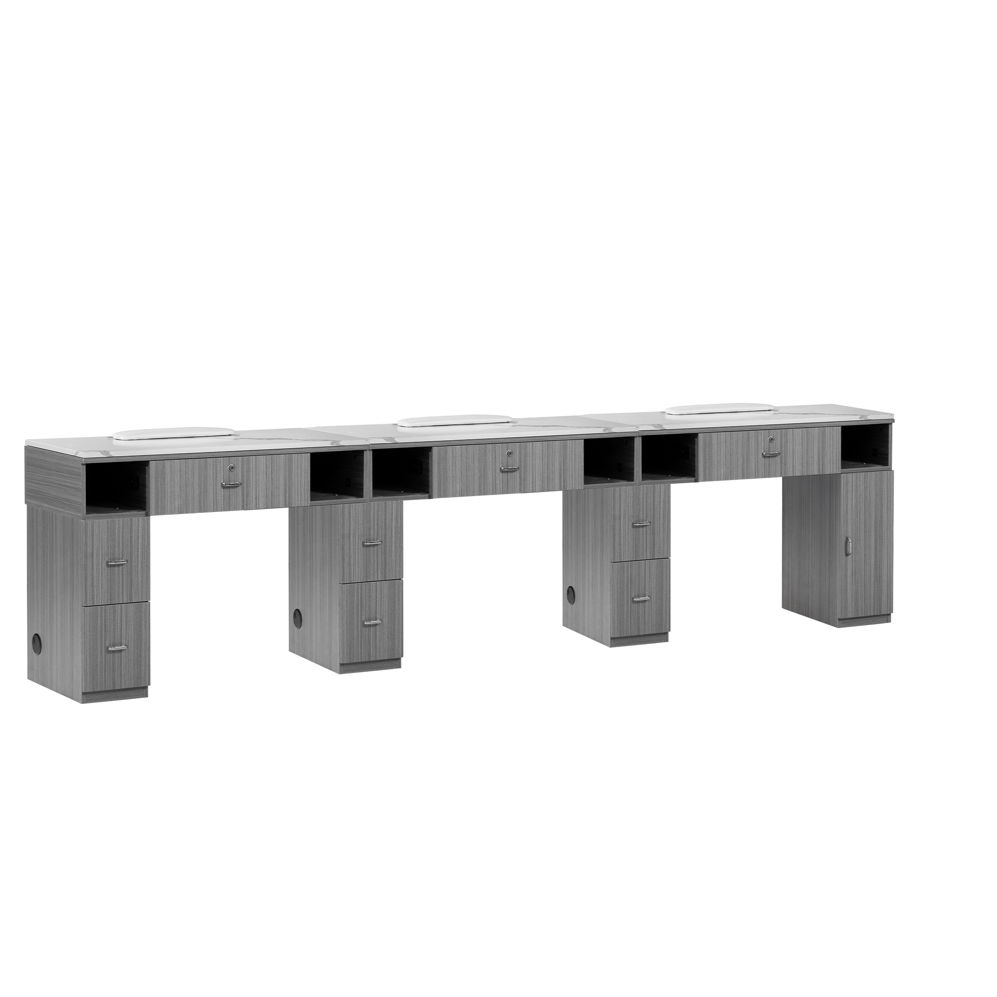 Mira Triple Manicure Table