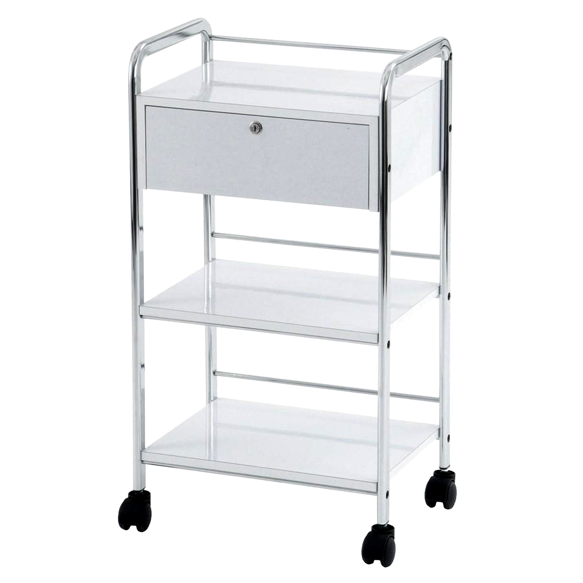 Whale Spa Waxing Trolley ZD-108A - Gloss White | Salon and Spa