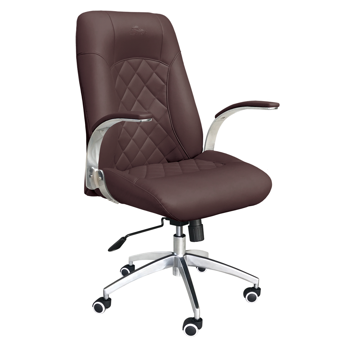 Whale Spa Chocolate Customer Chair Diamond 3209 Nail Salon Manicure Chair for Clients | Salon and Spa Furniture