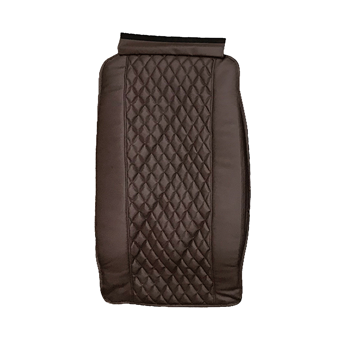 Whale Spa Chocolate Diamond PU Leather Backrest with Pad | Replacement Pedicure Chair Parts