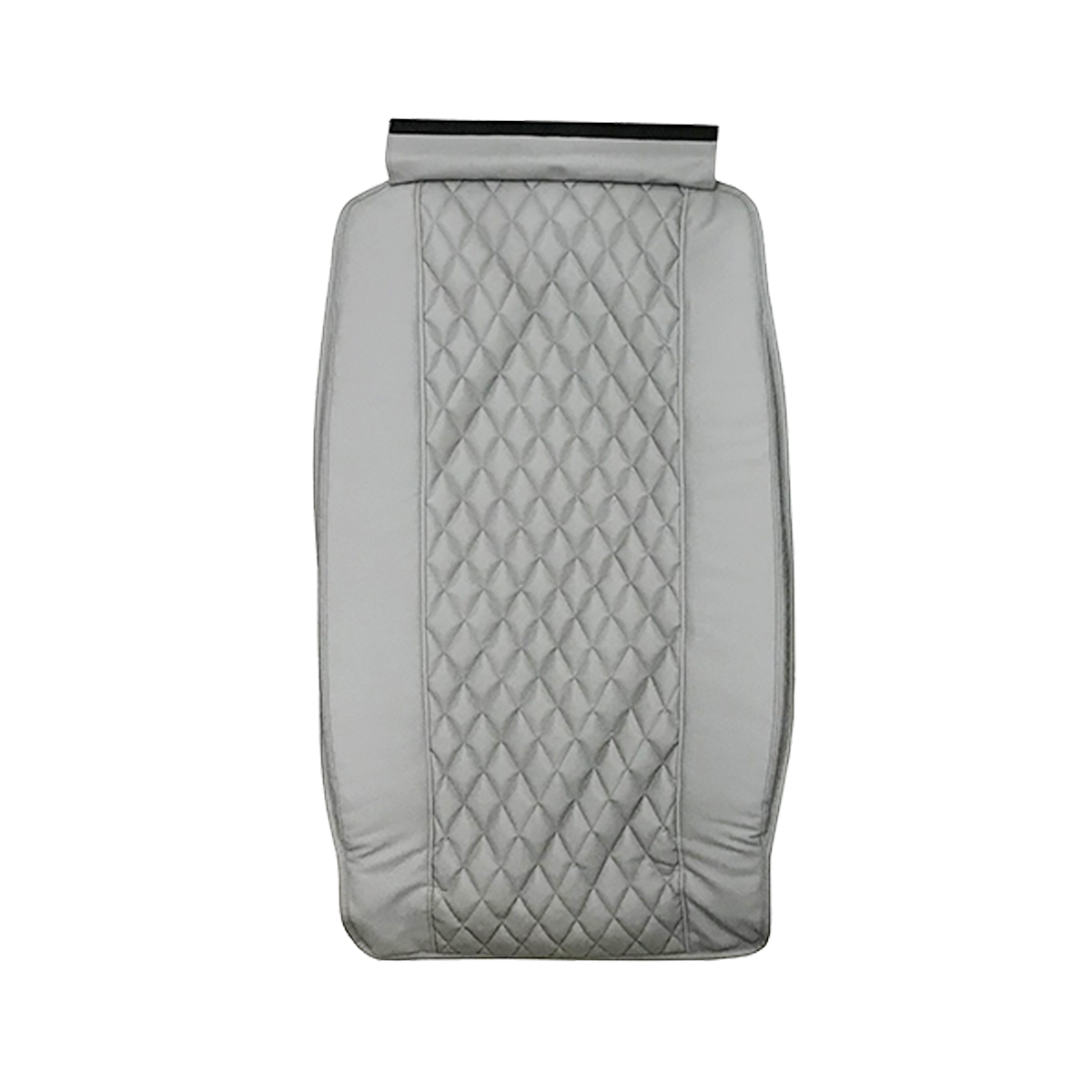 Whale Spa Gray Diamond PU Leather Backrest with Pad | Replacement Pedicure Chair Parts