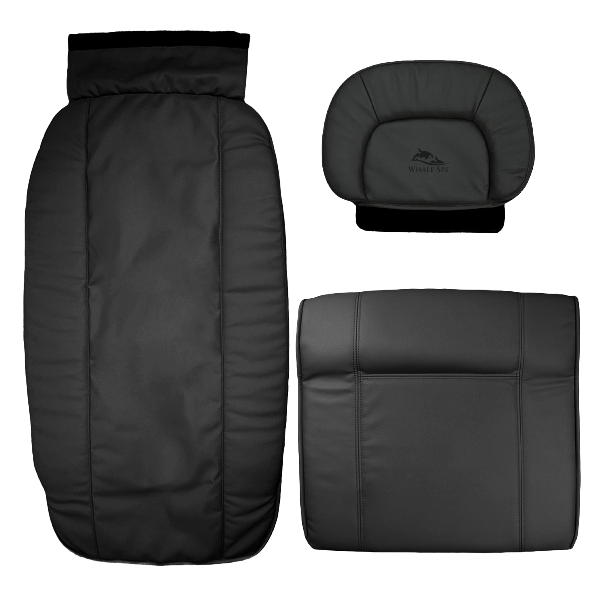 Black PU Leather Replacement Set Caresst | Whale Spa Parts