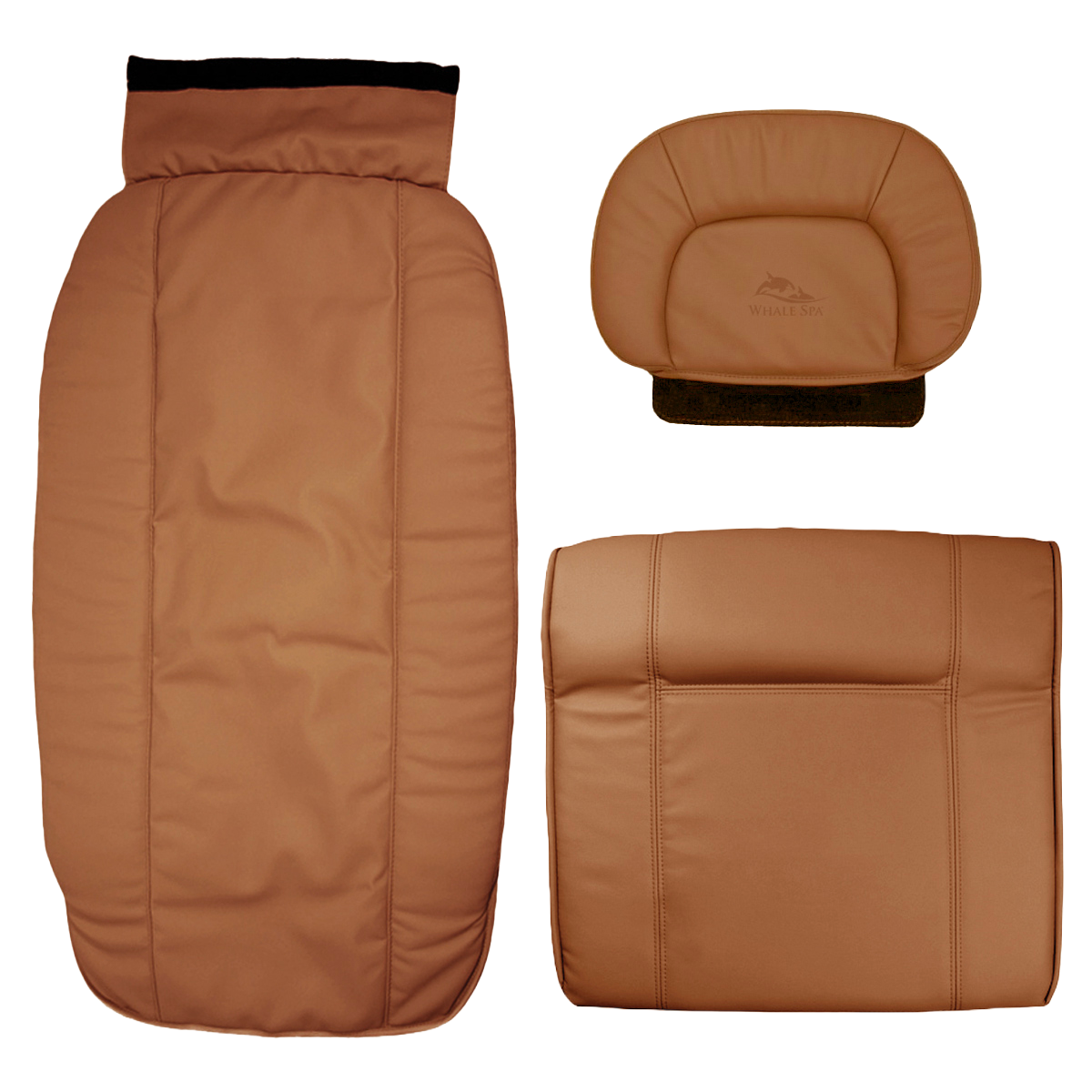 Cappuccino PU Leather Replacement Set Caresst | Whale Spa Parts