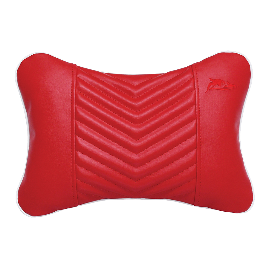 Whale Spa Red Throw Pillow for Pedicure Chair | Salon and Spa Furniture