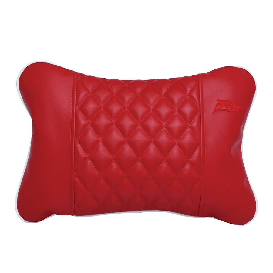 Whale Spa Red Throw Pillow for Pedicure Chair | Salon and Spa Furniture