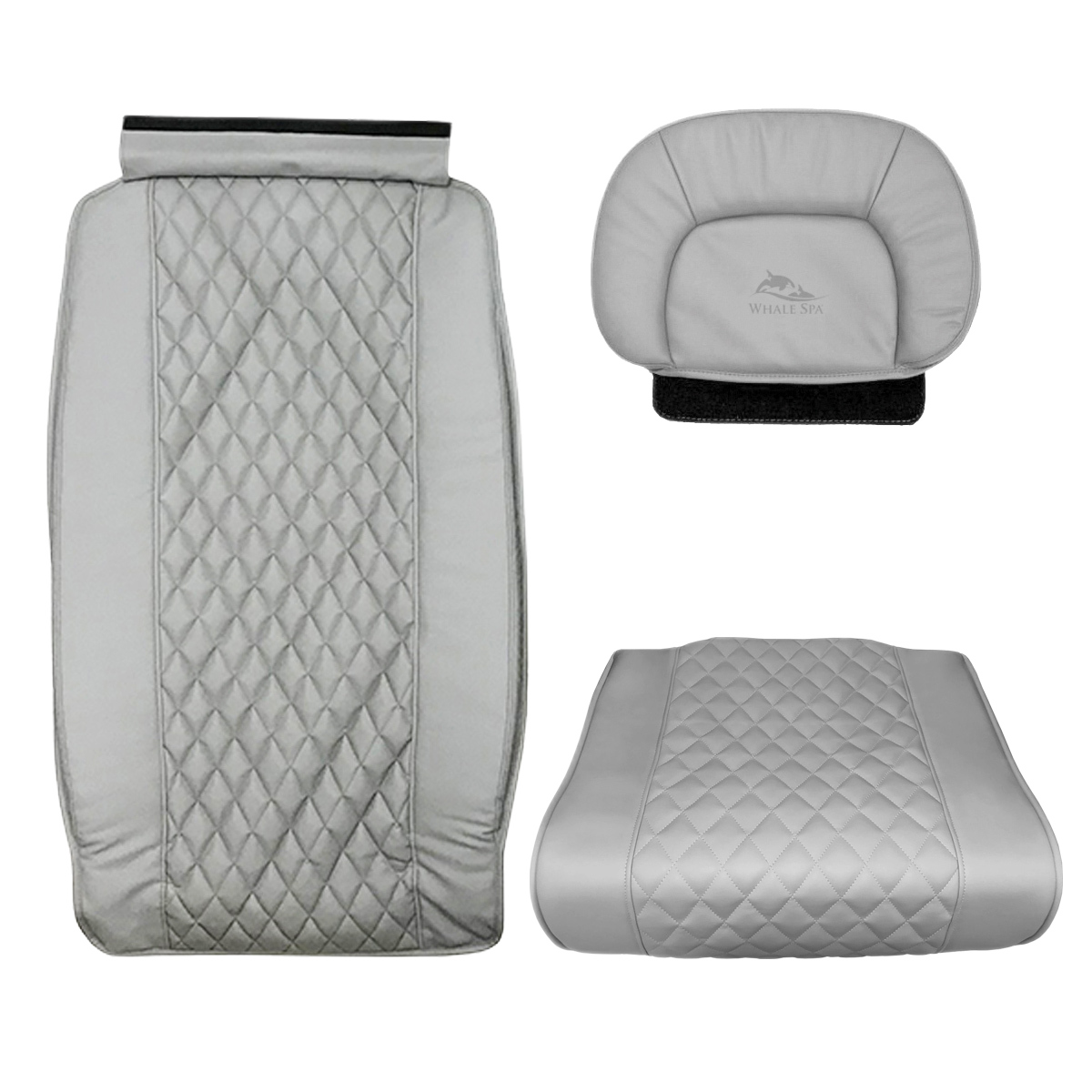 Gray Diamond PU Set Replacement Parts | Whalespa Leather