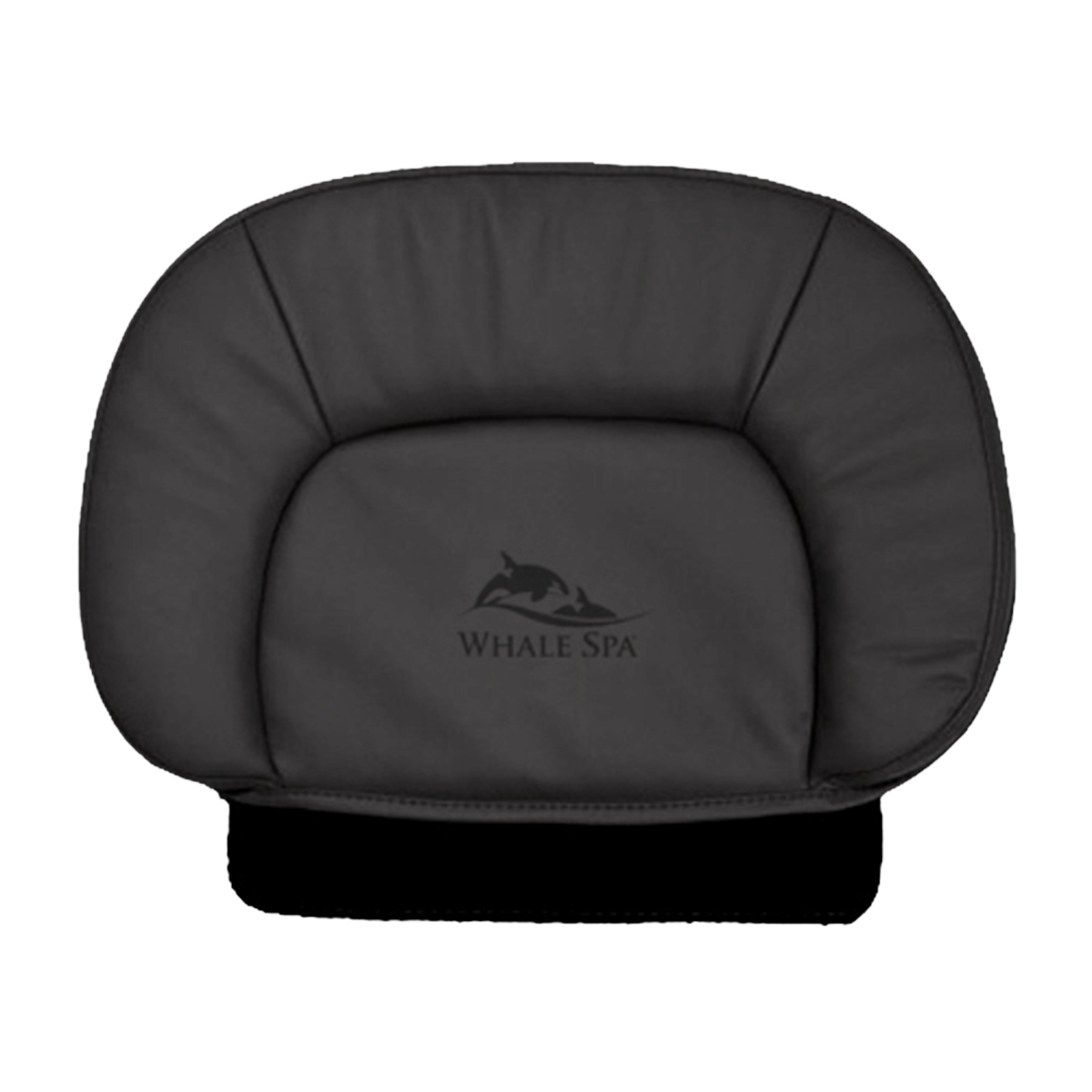 Whale Spa Black PU Head Pillow | Replacement Pedicure Chair Parts
