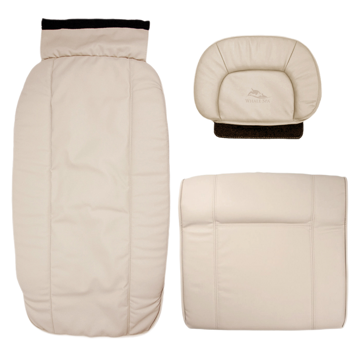 Khaki PU Leather Replacement Set Caresst | Whale Spa Parts