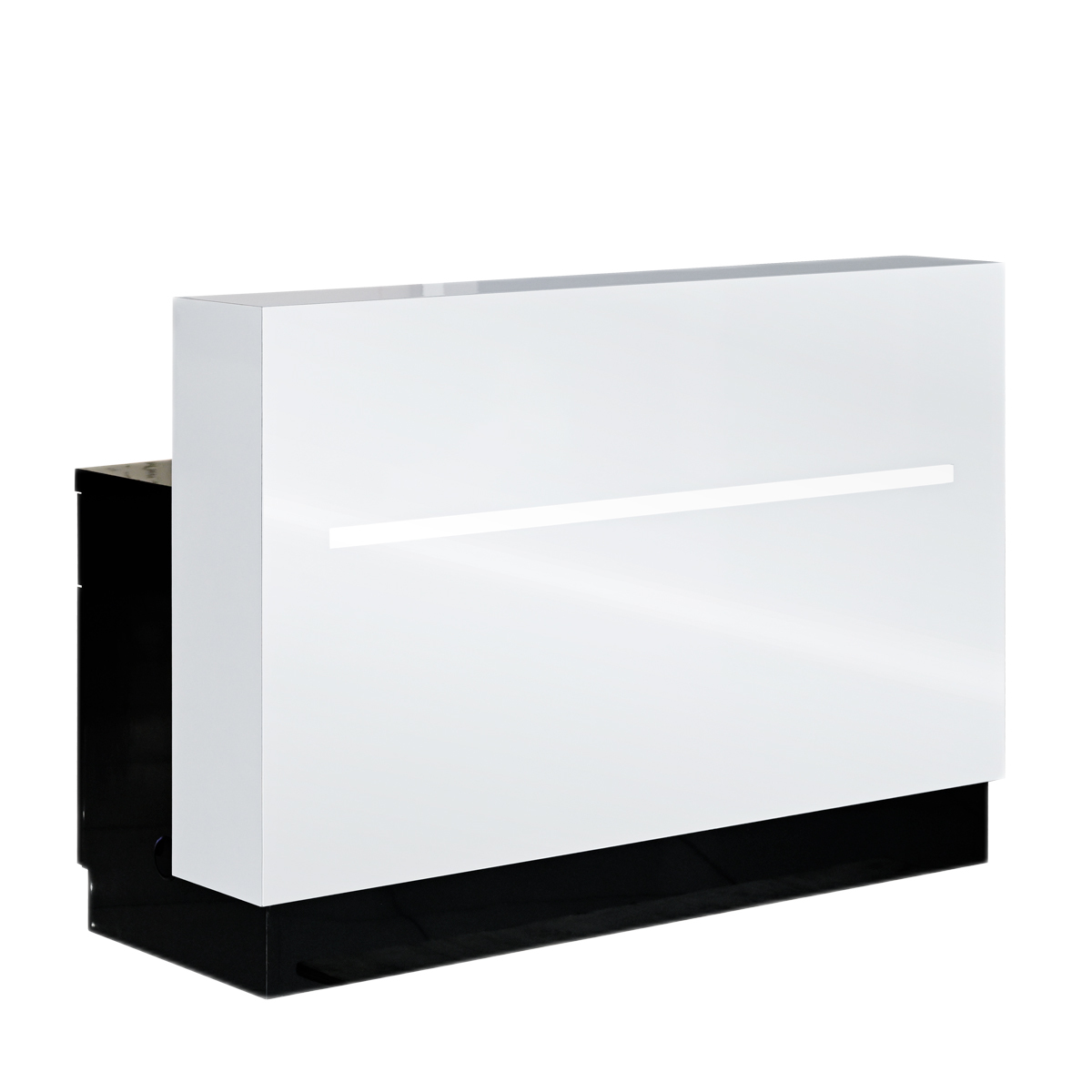 LUX BW2 Stripes Reception Desk Whale Spa