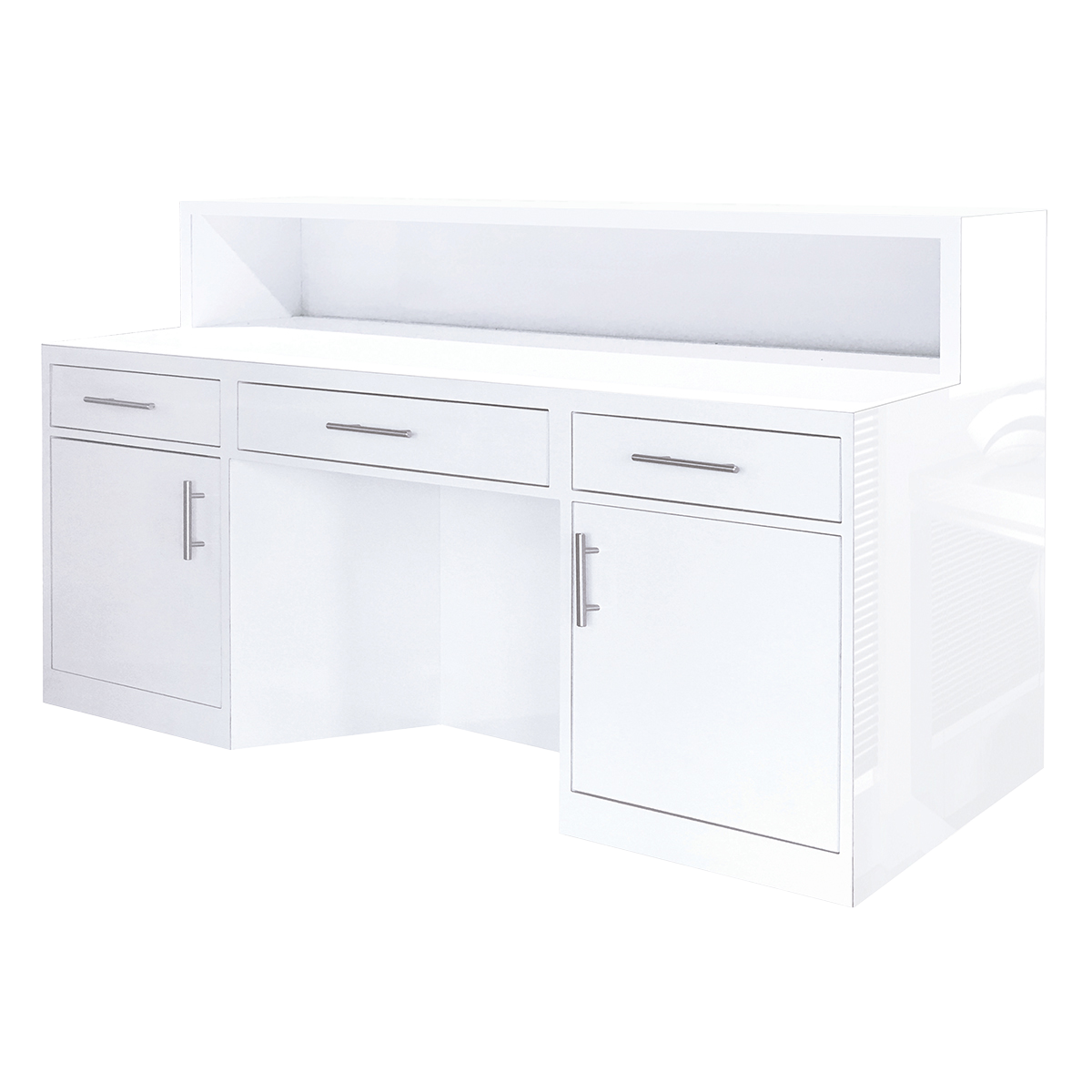 Whale Spa Diamond LED Reception Desk, Modern Nail Salon Equipment | Salon and Spa Furniture