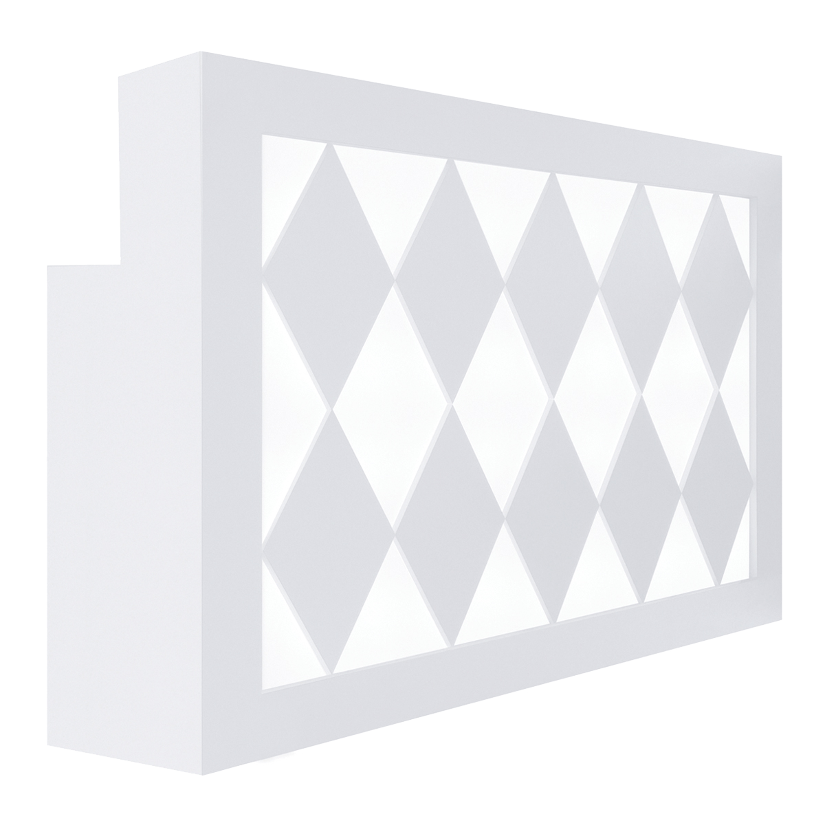 Whale Spa Diamond LED Reception Desk, Modern Nail Salon Equipment | Salon and Spa Furniture