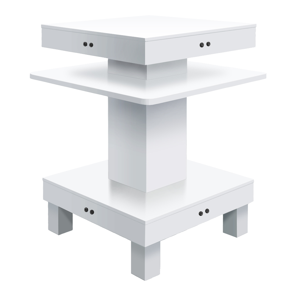 Whale Spa Embossed White Drying Station ND11 UV, Fits 4 People, Nail Dryer, Nail Drying Lamp | Salon and Spa Equipment