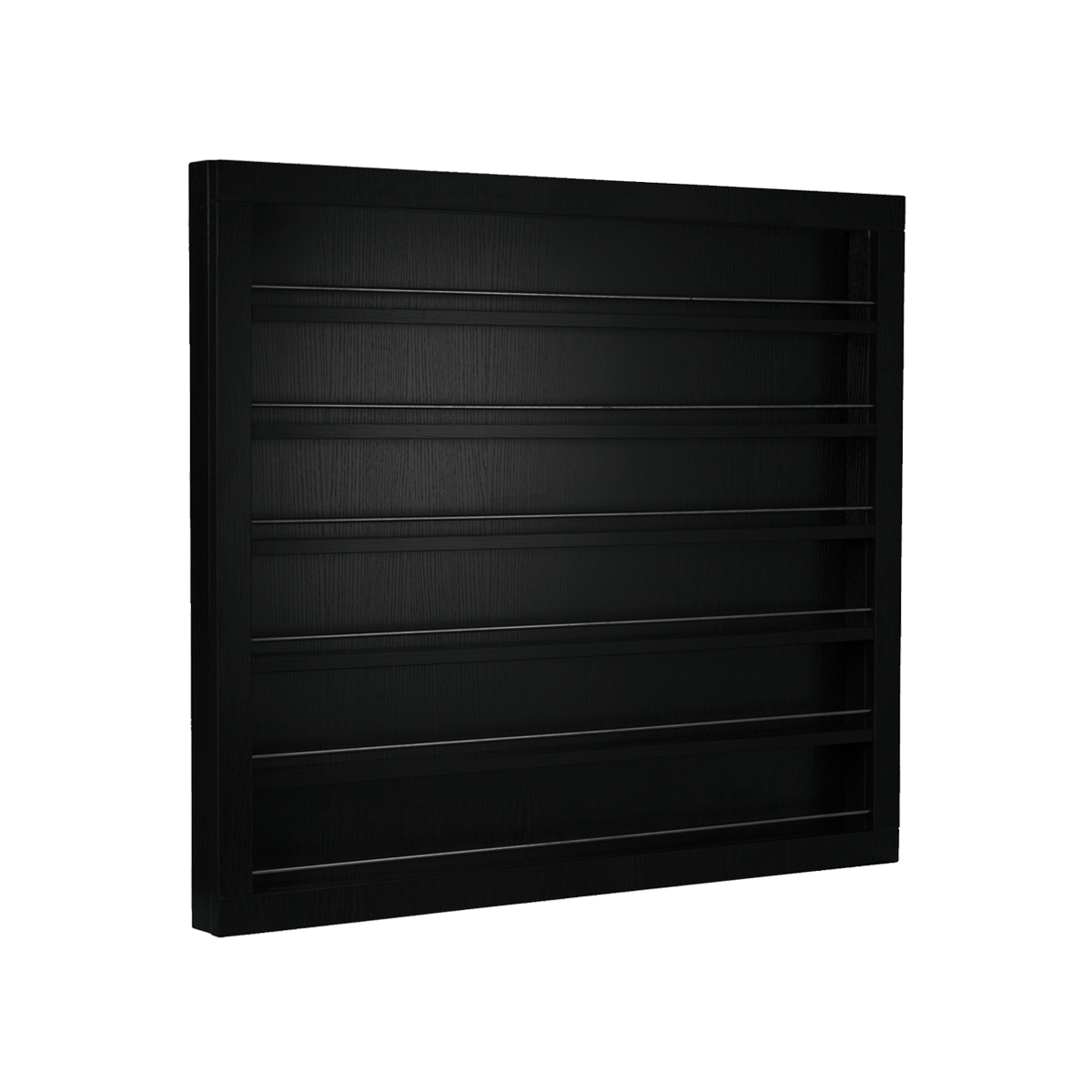 Whale Spa Black Polish Display PC03, Nail Polish, Gel, and Powder Storage Shelf | Salon and Spa Equipment