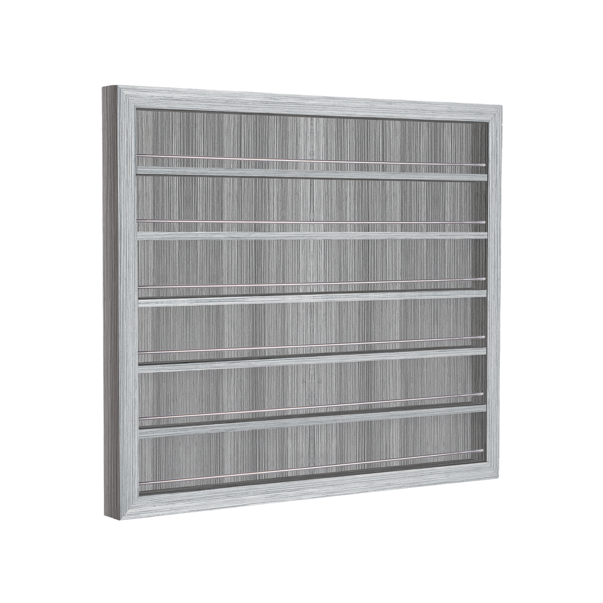 Whale Spa Gray Polish Display PC03, Nail Polish, Gel, and Powder Storage Shelf | Salon and Spa Equipment