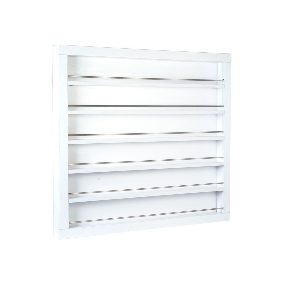 Whale Spa White Polish Display PC03, Nail Polish, Gel, and Powder Storage Shelf | Salon and Spa Equipment