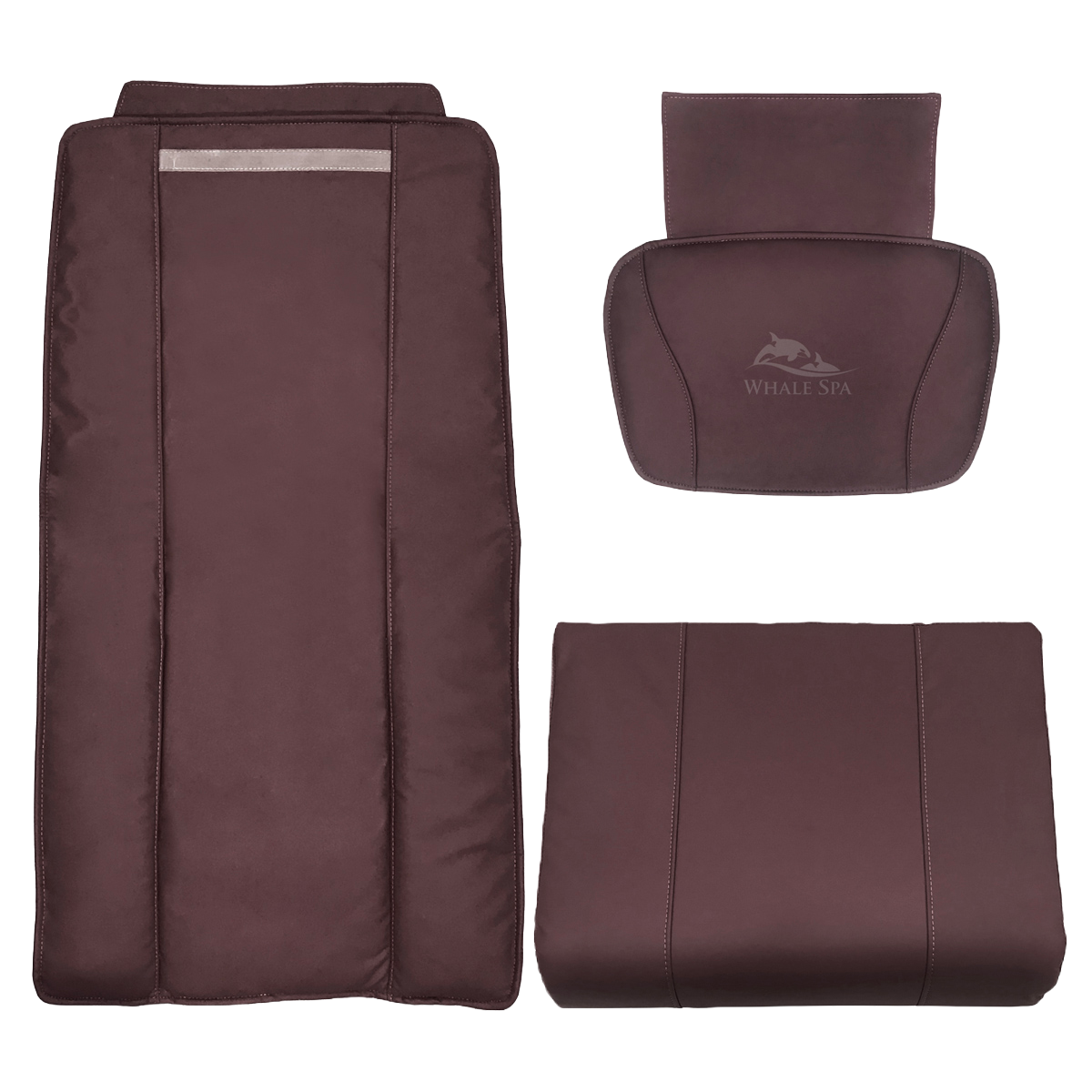 WHALE SPA RENALTA PU LEATHER SET CHOCOLATE