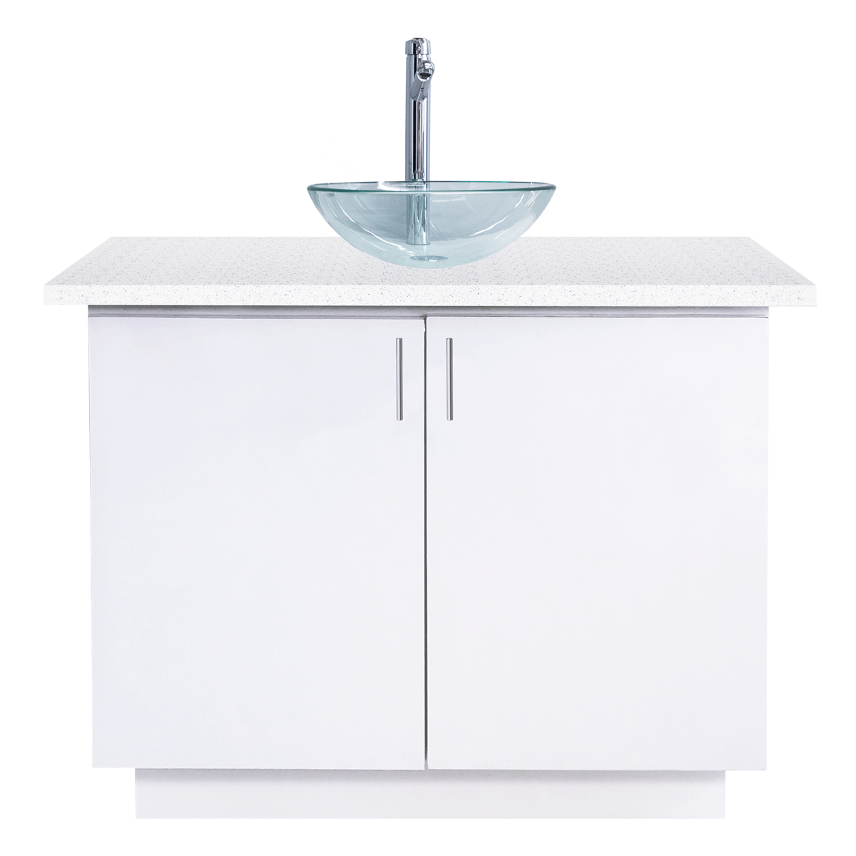 Whale Spa White Single Sink, Handwashing Station with Cabinets for Salon Customers | Salon and Spa Equipment
