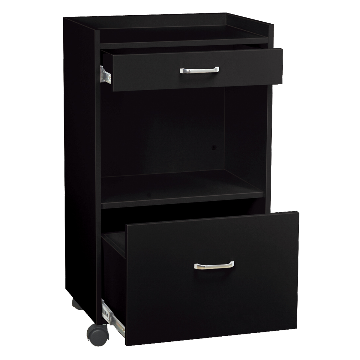 Whale Spa Trolley 2831, Acetone Resistant Rolling Cart with Drawers, Storage | Salon and Spa Equipment