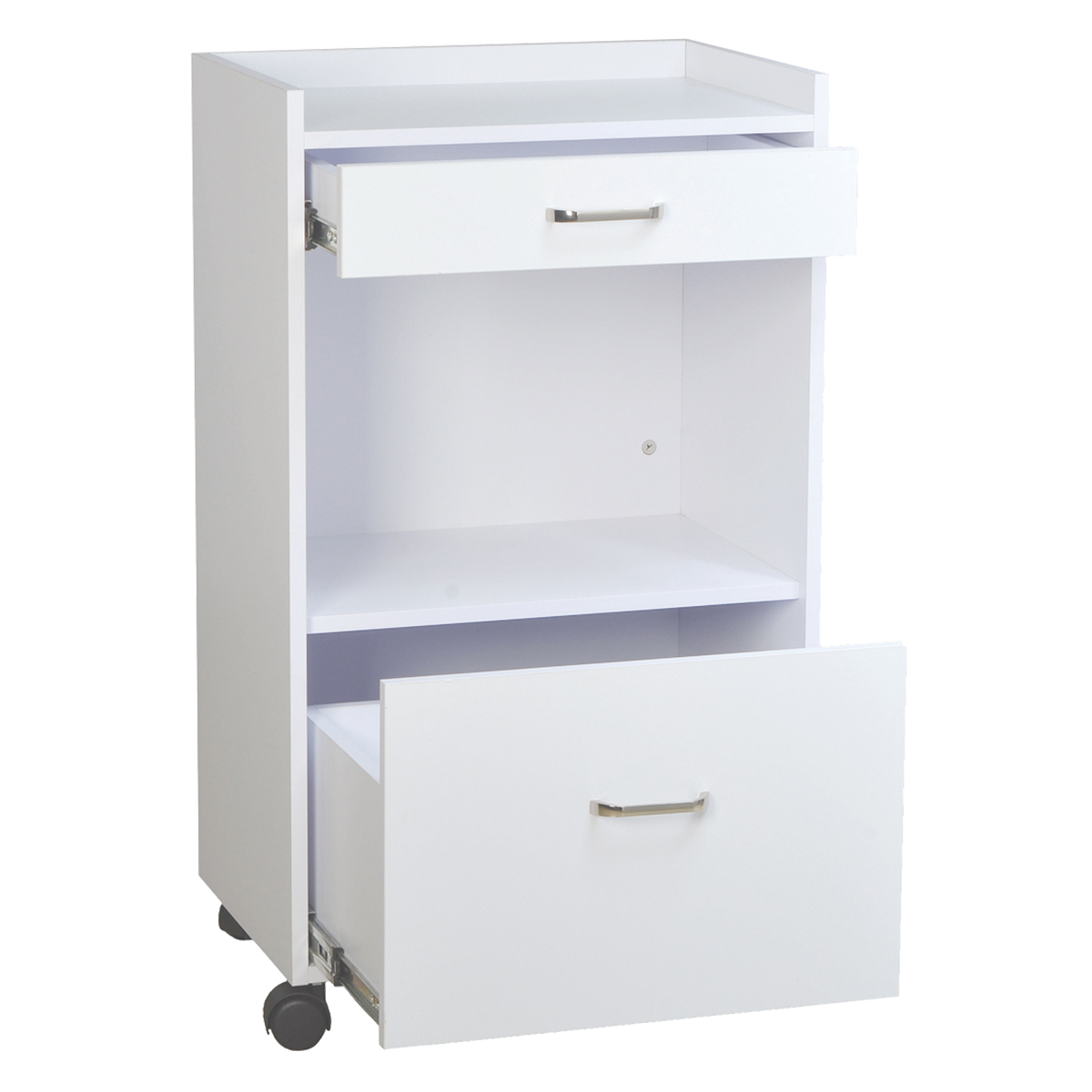 Whale Spa Trolley 2831, Acetone Resistant Rolling Cart with Drawers, Storage | Salon and Spa Equipment
