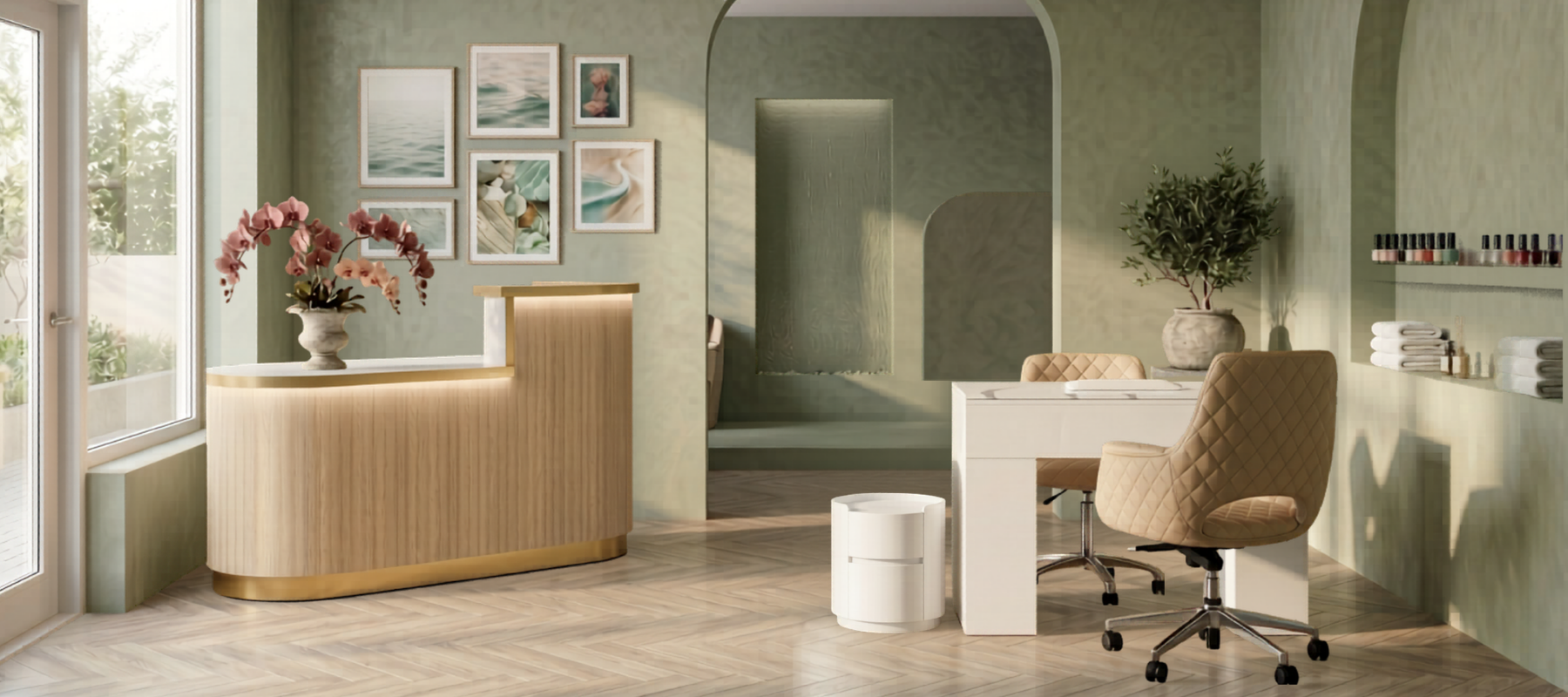 Whale Spa Salon Furniture Sale: 20% Off Manicure Tables, Reception Desks and More