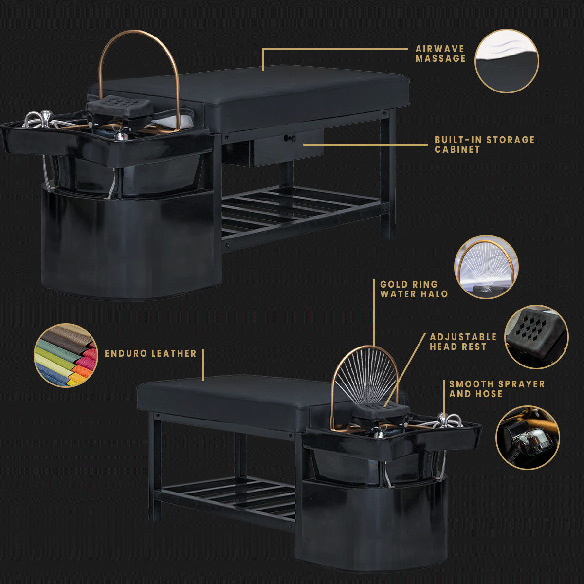 Elysia Head Spa Shampoo Bed