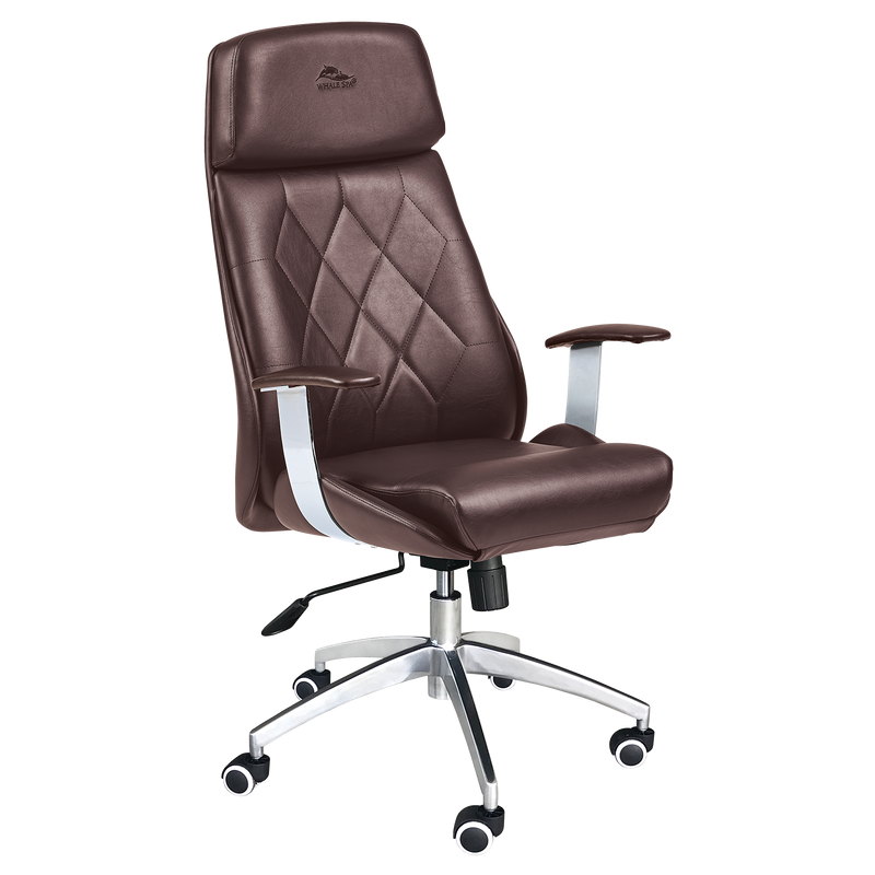 Whale Spa Chocolate Customer Chair Diamond 3309 Nail Salon Manicure Chair for Clients | Salon and Spa Furniture