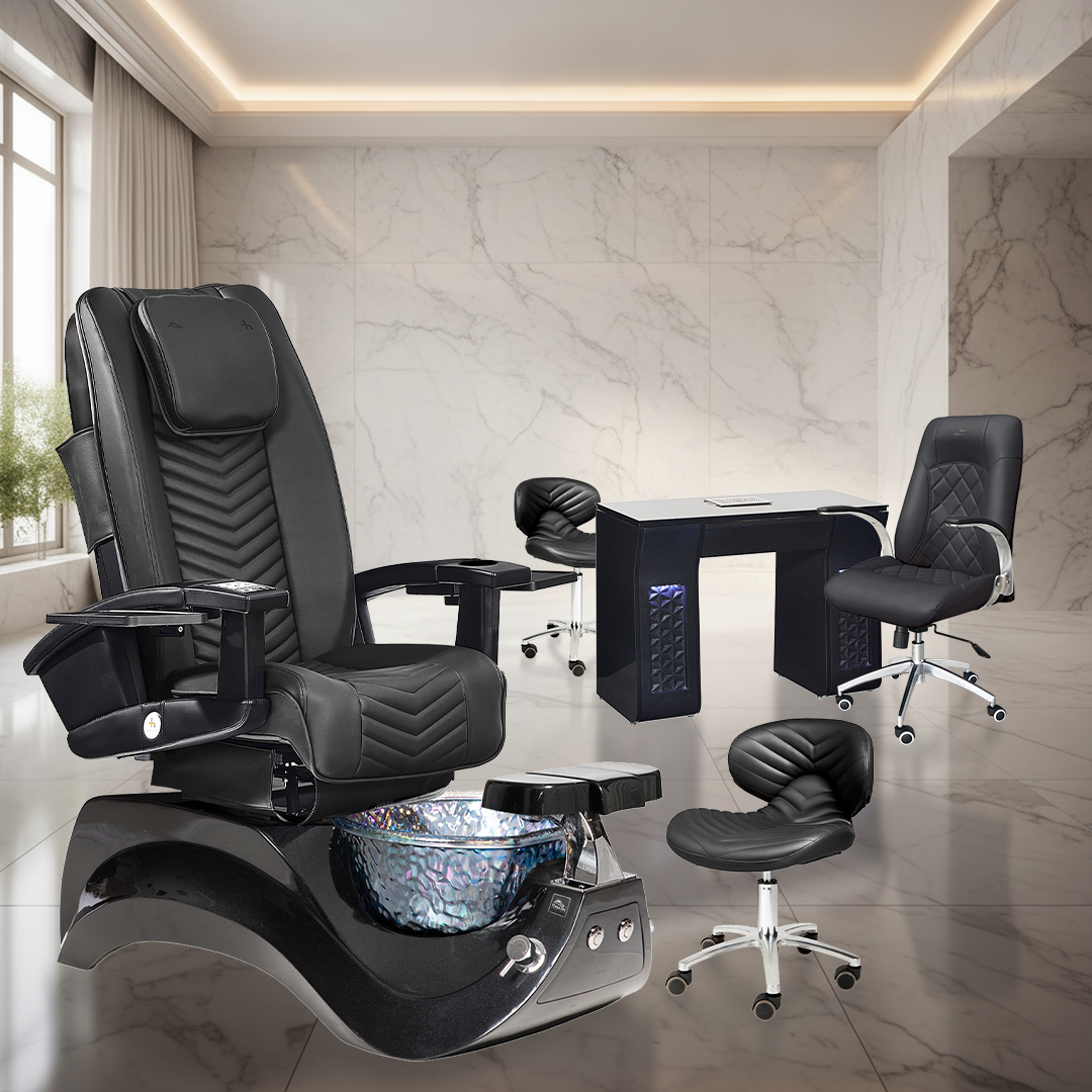 Alden Crystal Human Touch™ Pedicure Chair WS75i Package