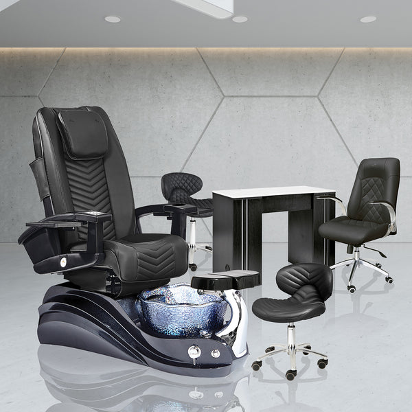 Crane II with Human Touch™ FlexGlide® Pedicure Chair Package