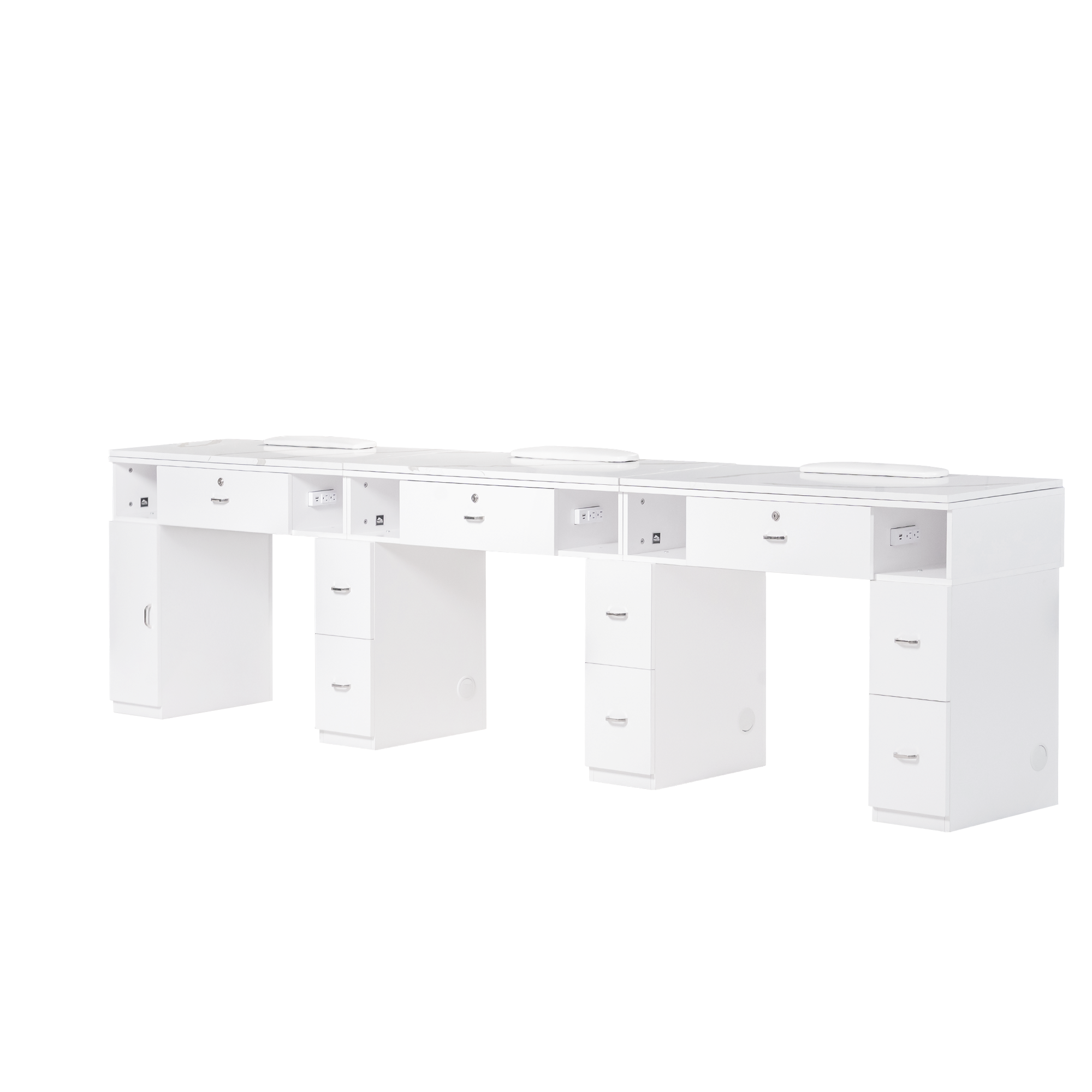 Mira Triple Manicure Table