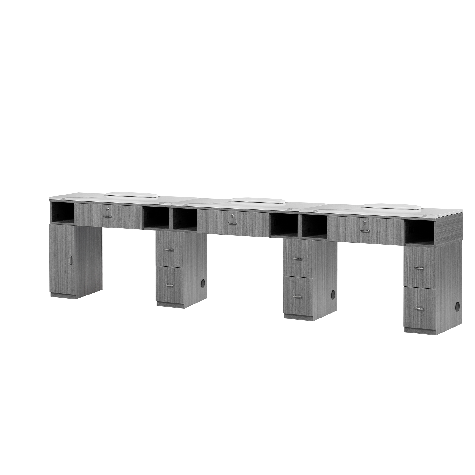 Mira Triple Manicure Table