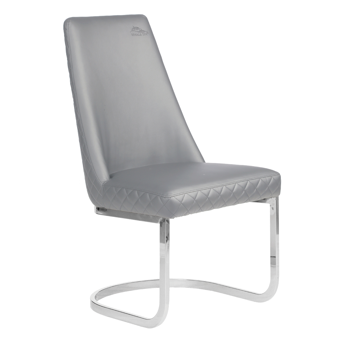 Whale Spa Gray Customer Chair Diamond 8109 Nail Salon Customer Chair | Salon and Spa Furniture