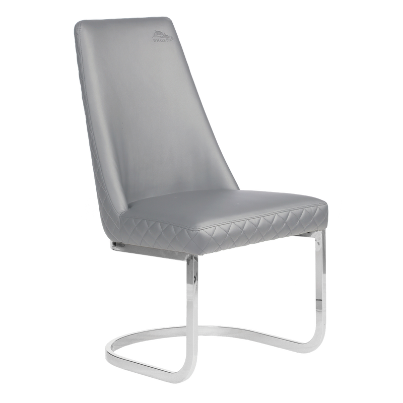 Whale Spa Gray Customer Chair Diamond 8109 Nail Salon Customer Chair | Salon and Spa Furniture