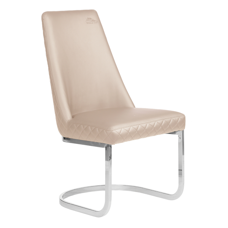 Whale Spa Khaki Customer Chair Diamond 8109 Nail Salon Customer Chair | Salon and Spa Furniture